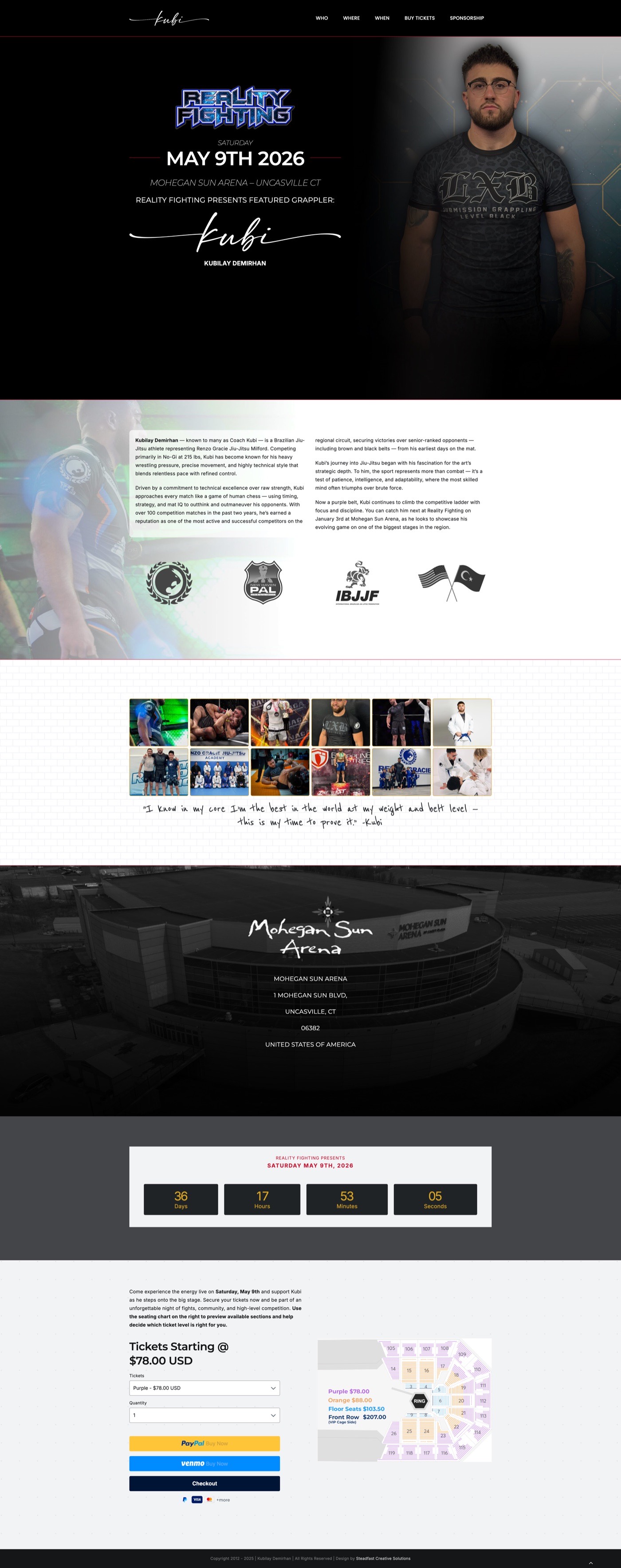Kubi Jitsu — Kubilay Demirhan website screenshot